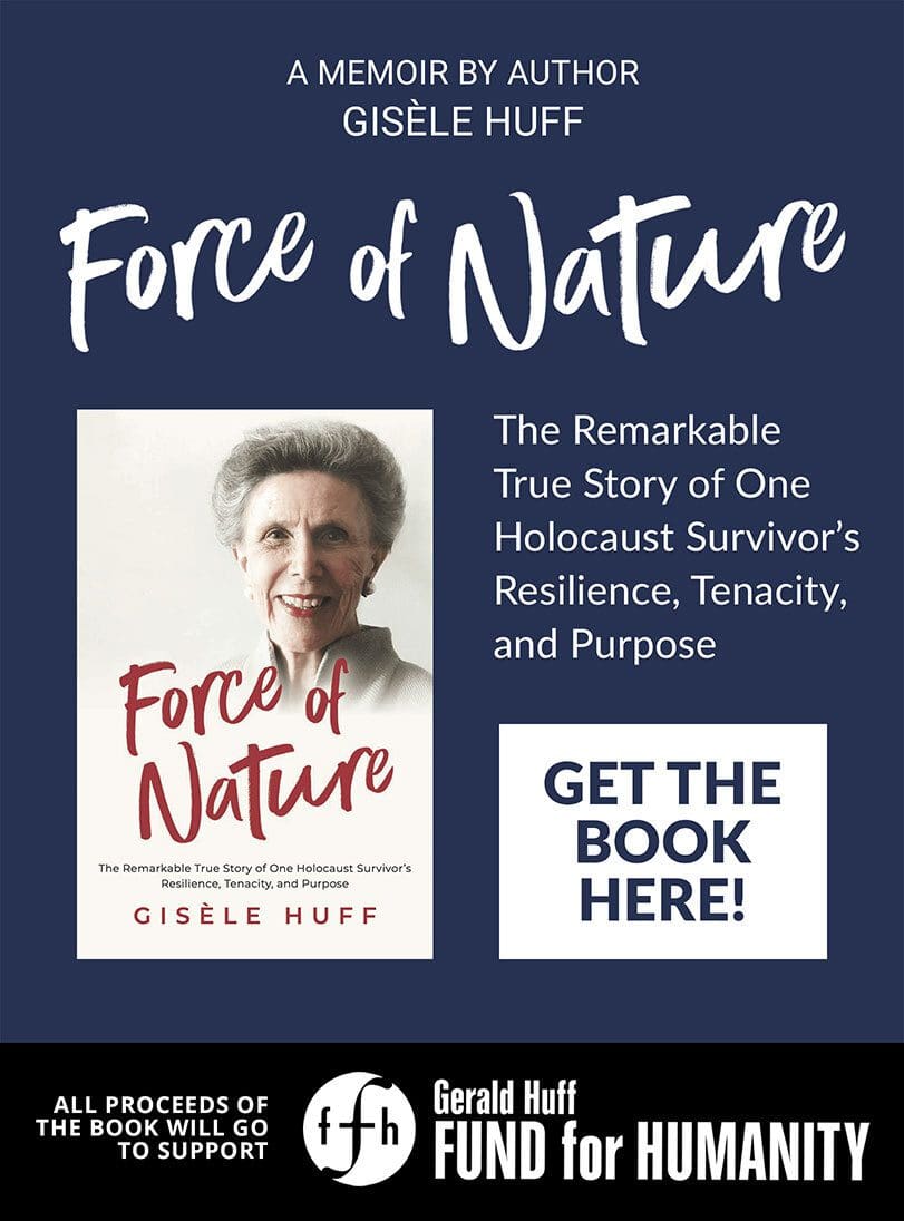 FORCE OF NATURE A MEMOIR BY AUTHOR GISÈLE HUFF